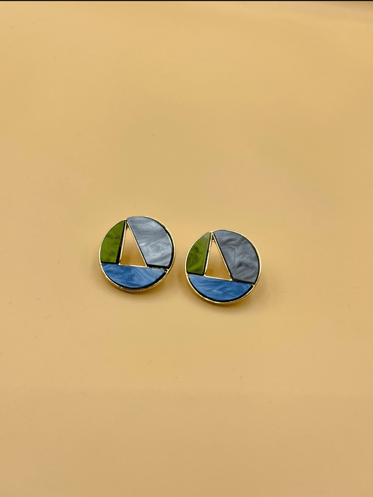 Multi-color Boat Studs (Blue & Grey)