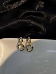 Gold loops Earrings