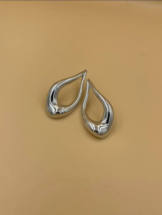 Silver earrings