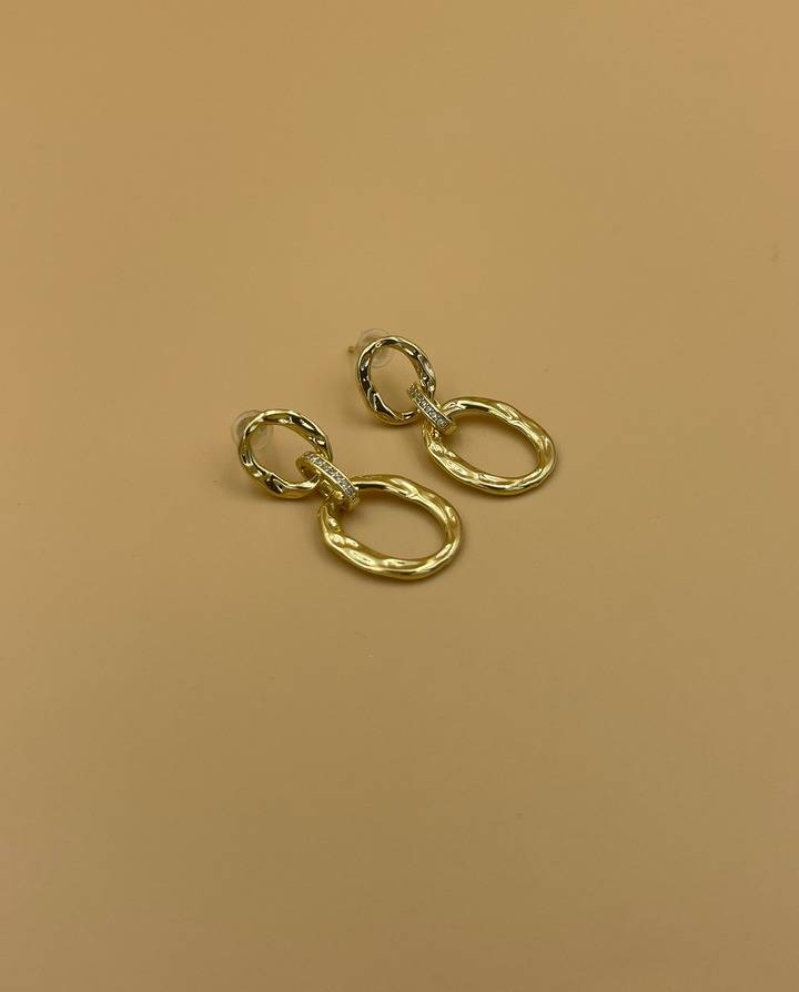 Gold loops Earrings