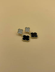 White & Black Van Cleef Earrings