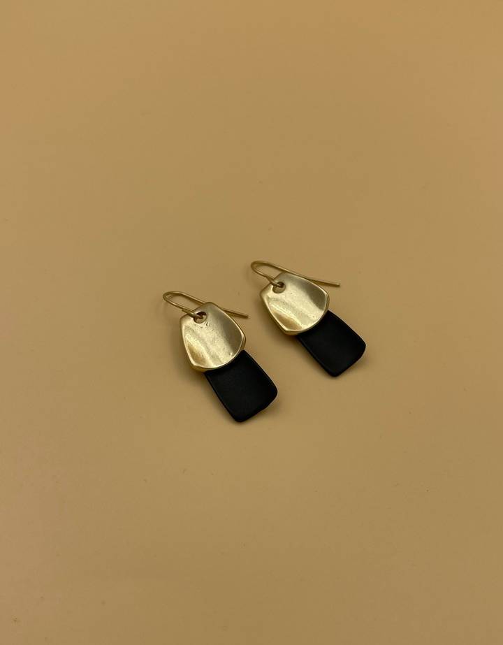 Black & Gold Earrings